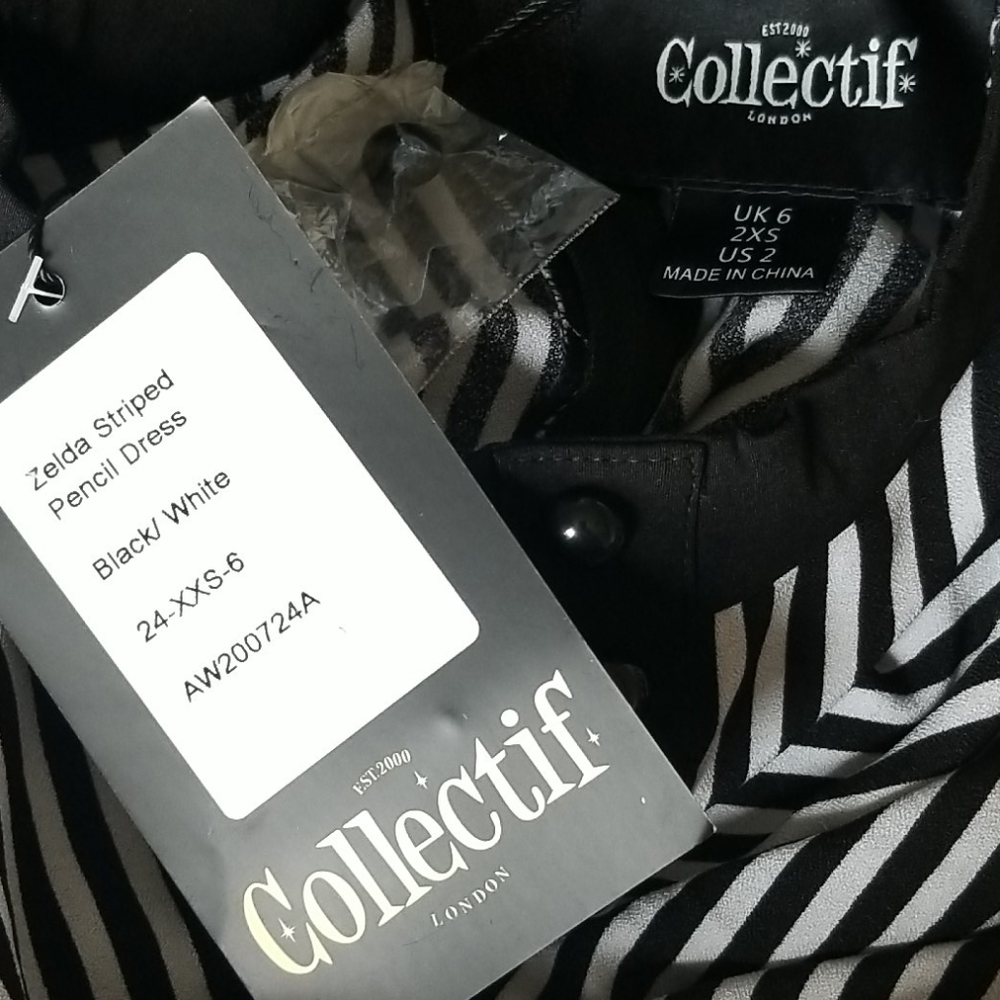 Modcloth Striped Pencil Dress - Picture 6 of 8
